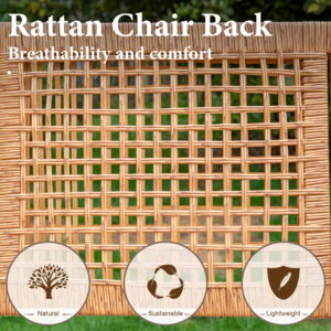 Summit Living 7-Piece Acacia Wood Outdoor Patio Dining Set for 6, Wood Table & 6 Rattan Chairs, Weather-Resistant, Brown, Backyard