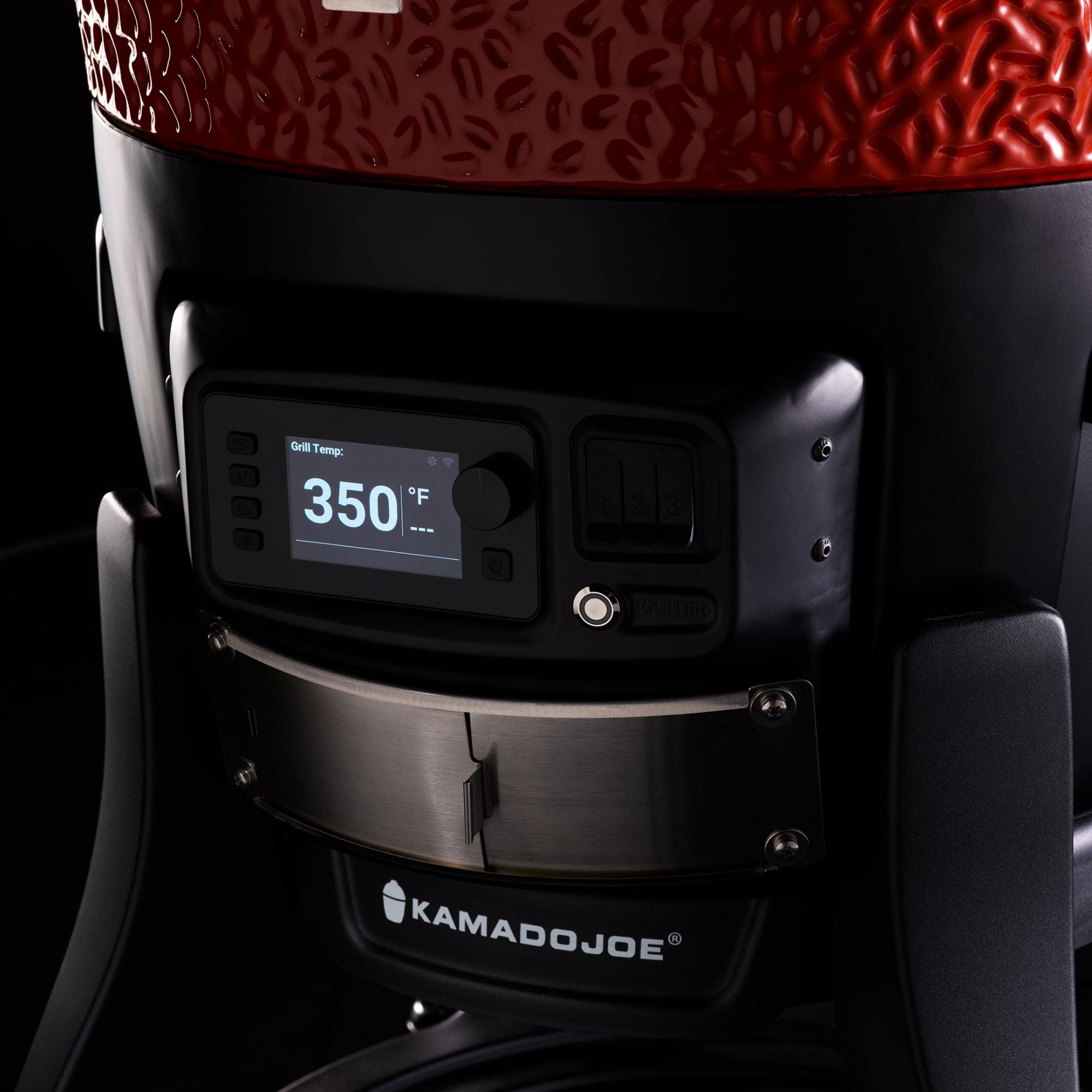 Konnected Joe Digital Charcoal Grill and Smoker with Auto-Ignition and Temperature Control - Detailed View 4 | EuroLife Furniture