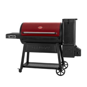 Char-Griller Gravity Fed 980 Smoker Grill | 38-in W Red Barrel Charcoal Grill and Smoker Combo