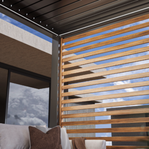 Wood-Grain Slat Walls