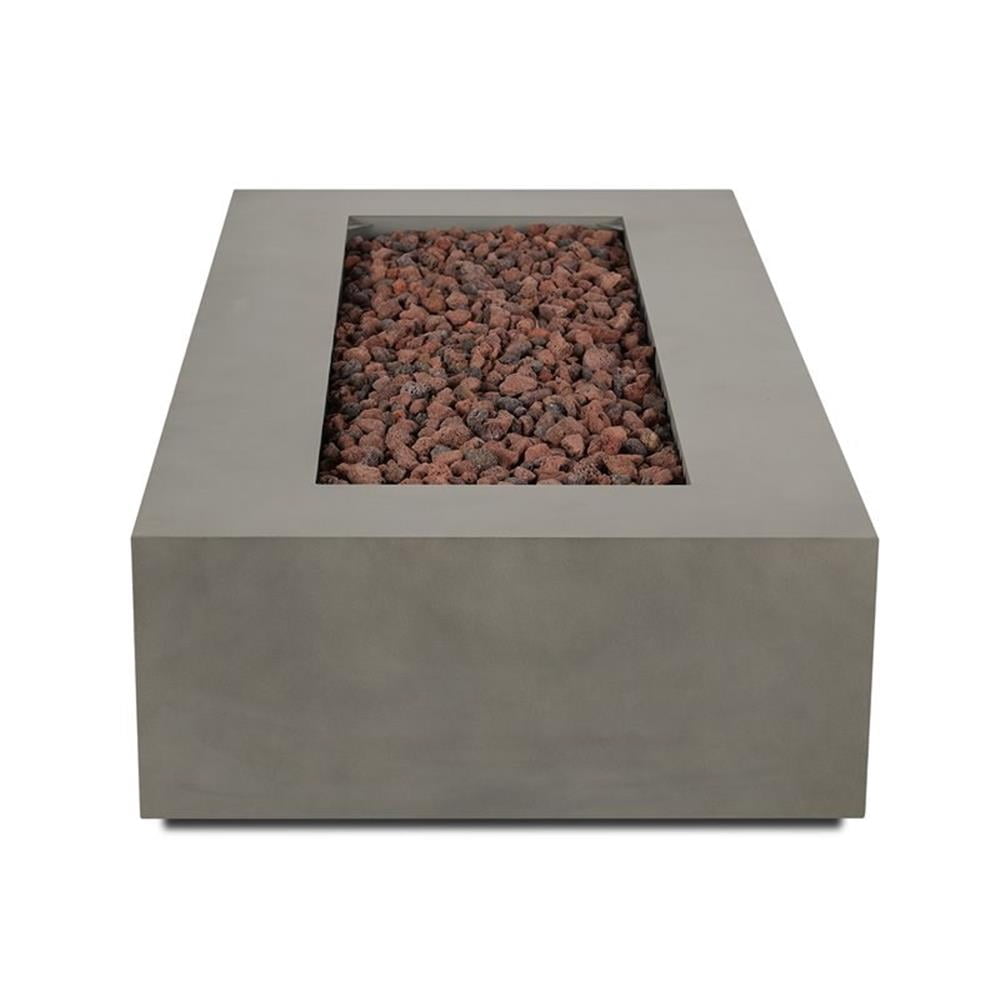 Home Square 2-Piece Set with 70" Rectangle LP Fire Table & Fire Glass - Detailed View 6 | EuroLife Furniture