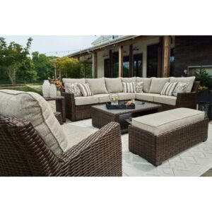 Sausalito Outdoor Comfy Banquette Seating Set