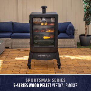 Pit Boss Sportsman 5 series Pellet Vertical Food Smoker with Bluetooth and Wi-Fi Digital Display