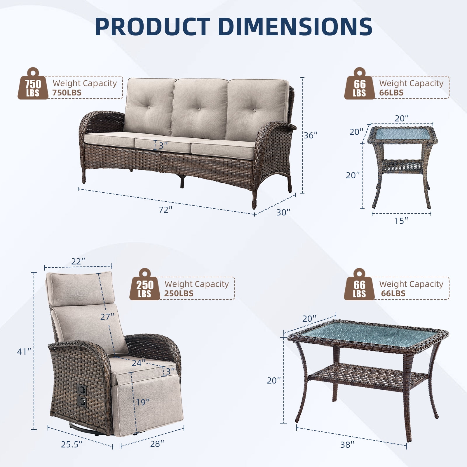 Swivel & Rocker Lounge Sets