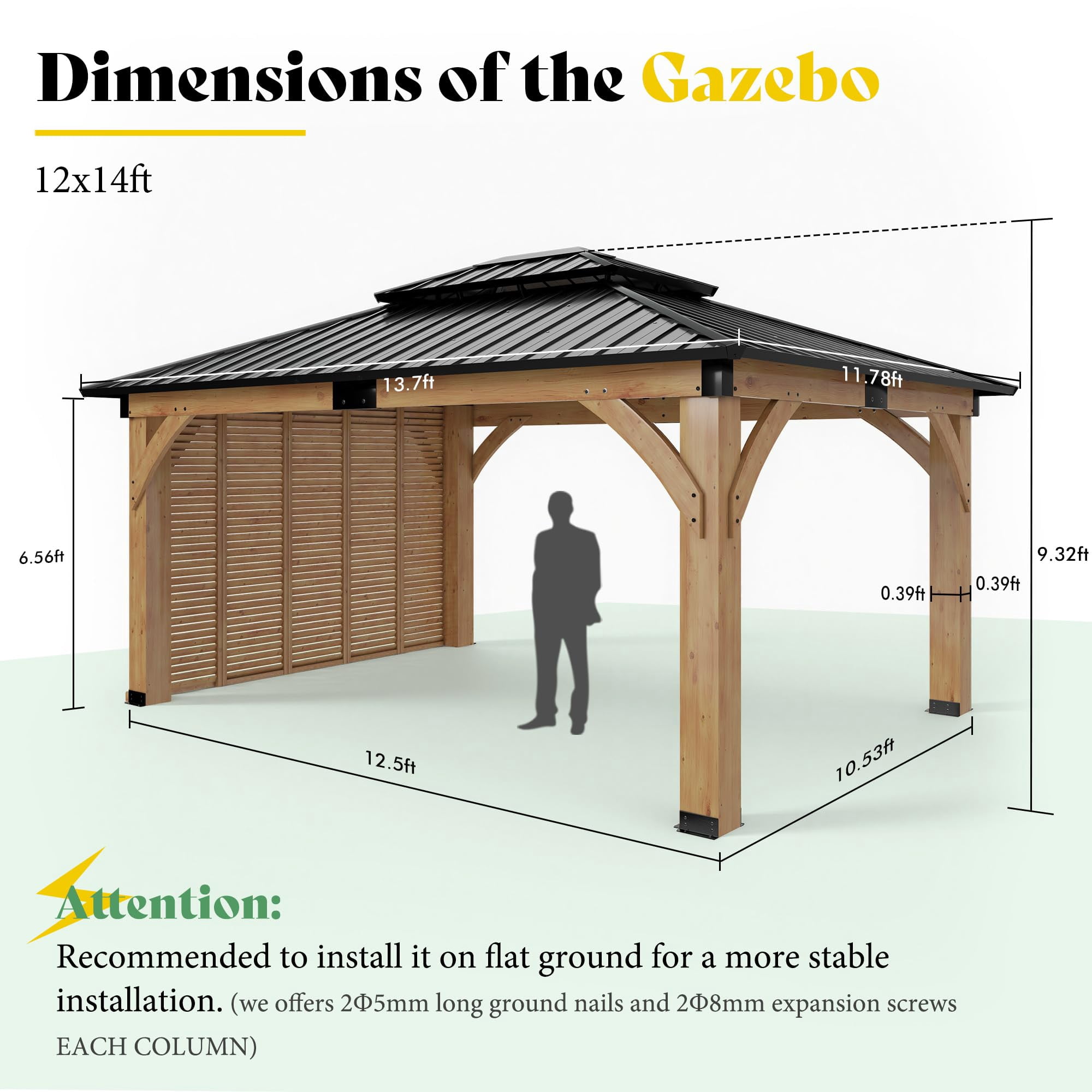 Freestanding Hardtop Gazebos