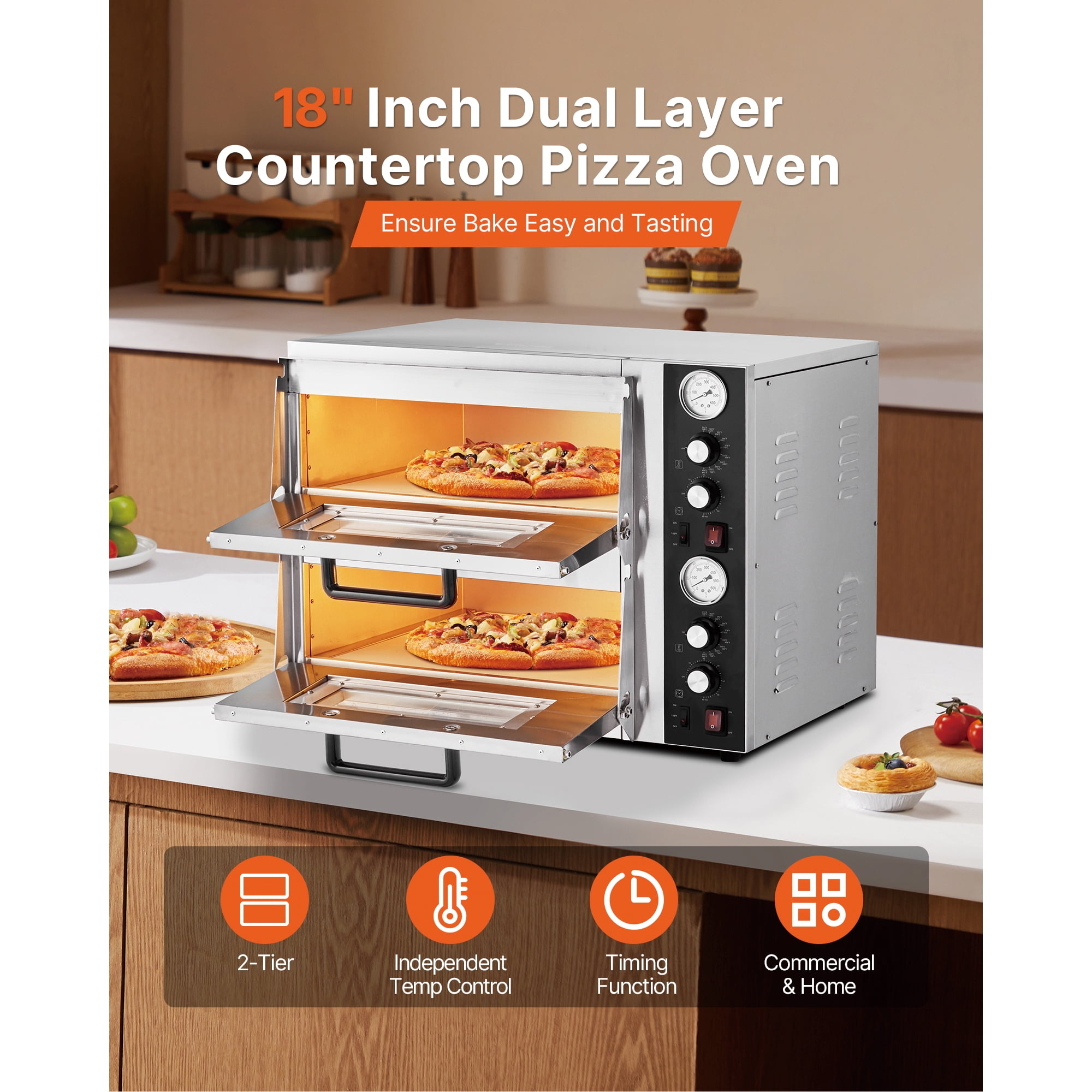 Commercial Electric Countertop Pizza Ovens