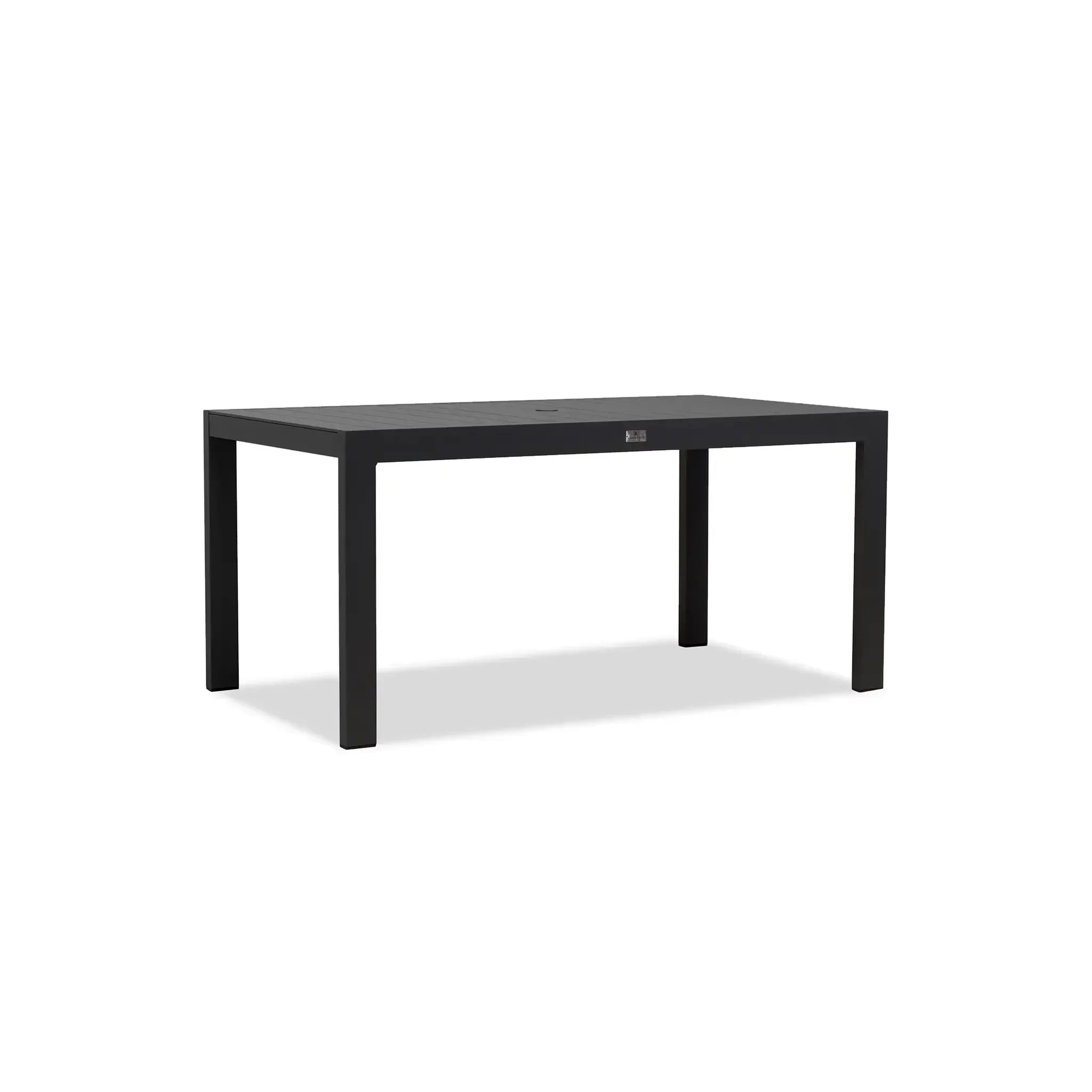 Classic Aluminum 63" Rectangular Dining Table - Detailed View 3 | EuroLife Furniture