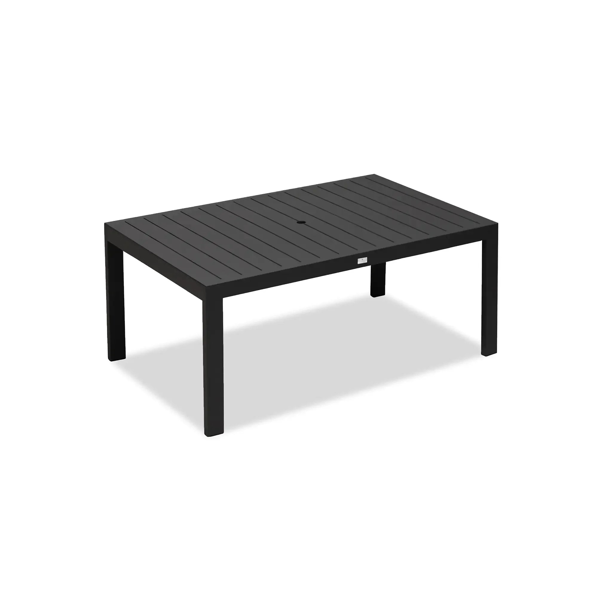 Classic Aluminum 63" Rectangular Dining Table - Harmonia Dining Tables by EuroLife Furniture