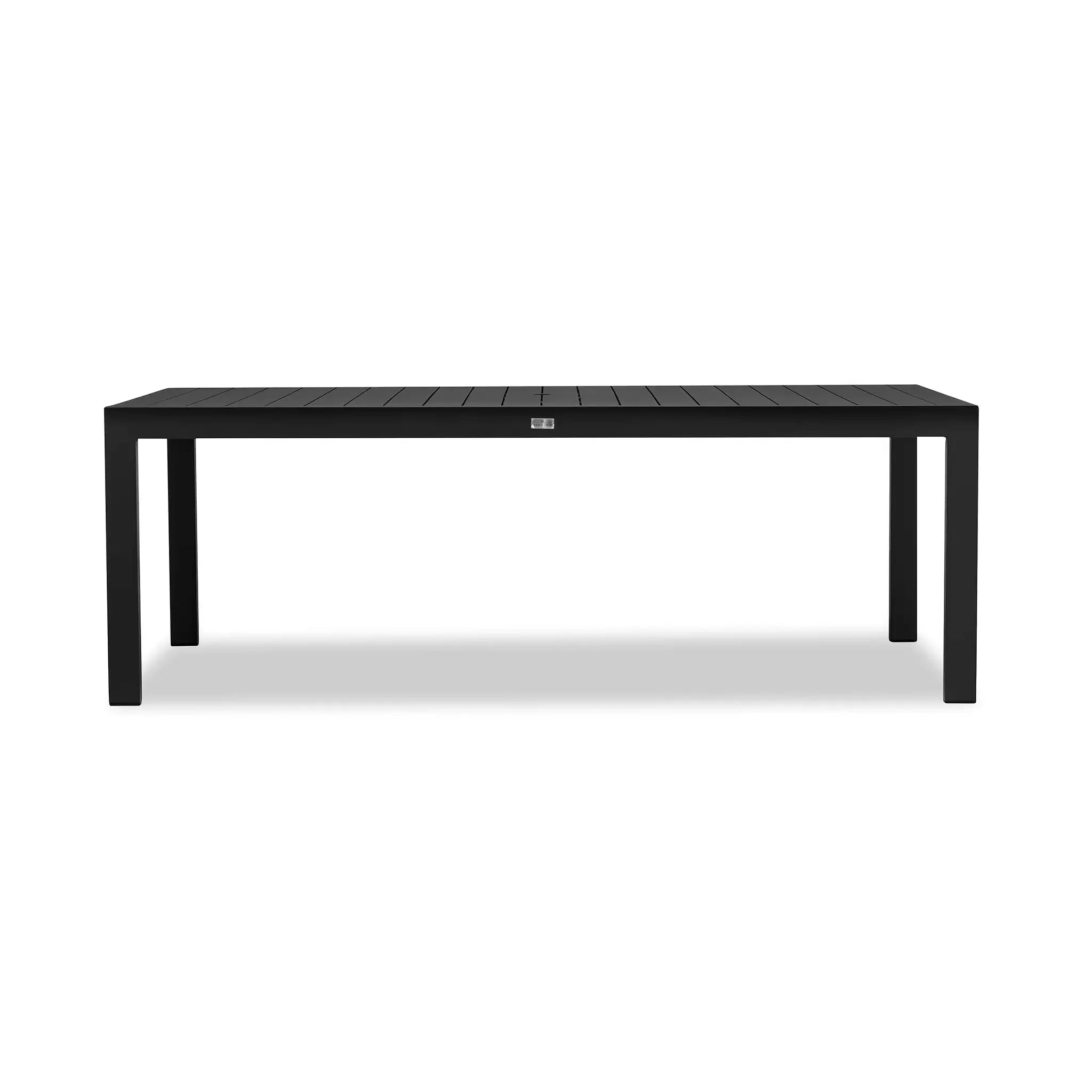 Classic Aluminum 86" Rectangular Dining Table - Detailed View 2 | EuroLife Furniture