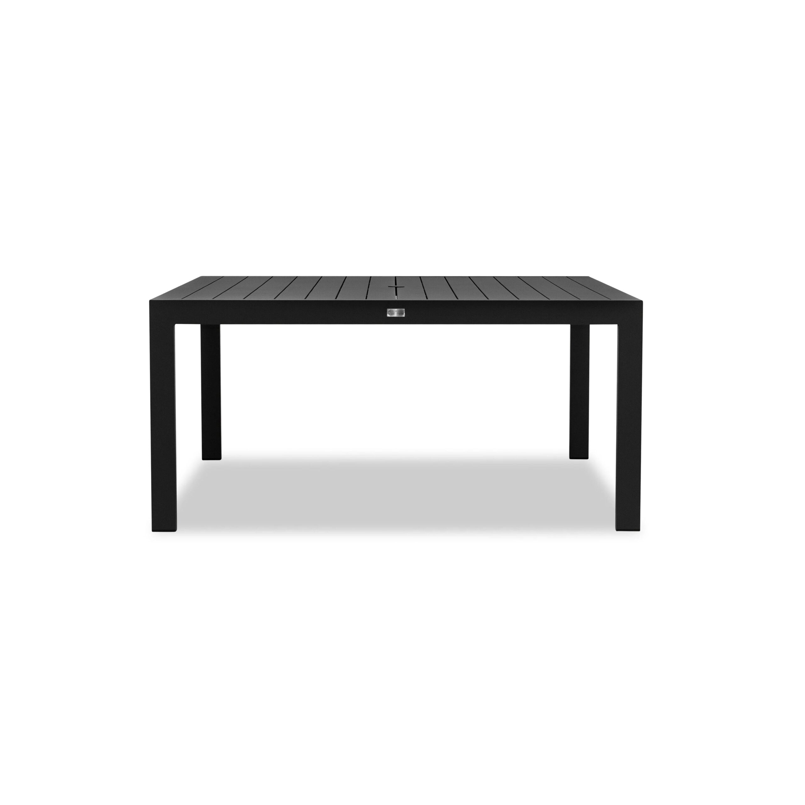Classic Aluminum 63" Square Dining Table - Detailed View 2 | EuroLife Furniture