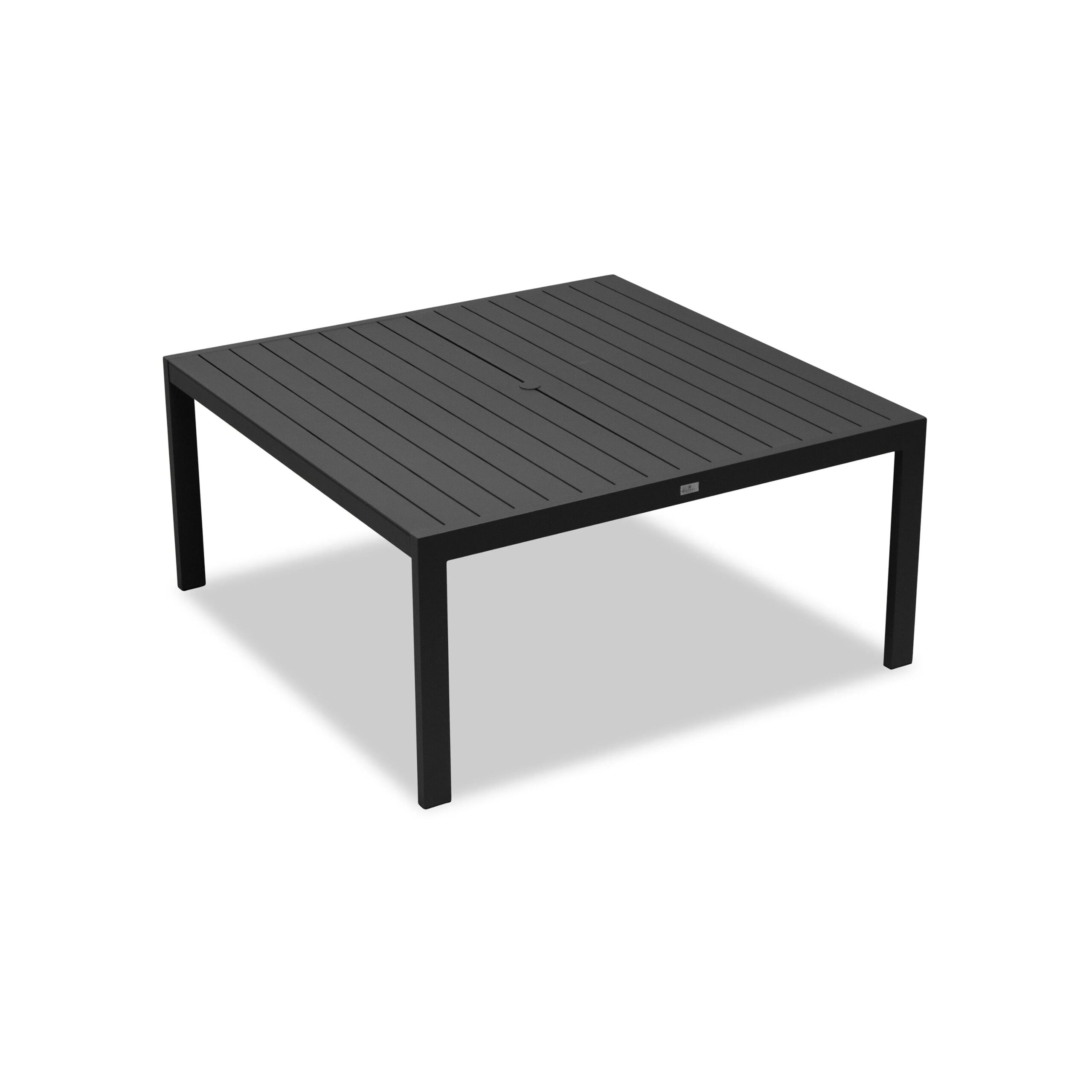 Classic Aluminum 63" Square Dining Table - Harmonia Dining Tables by EuroLife Furniture