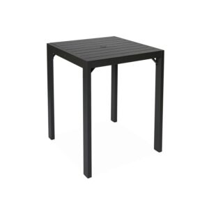 Classic Aluminum 4-Seater Square Bar Table