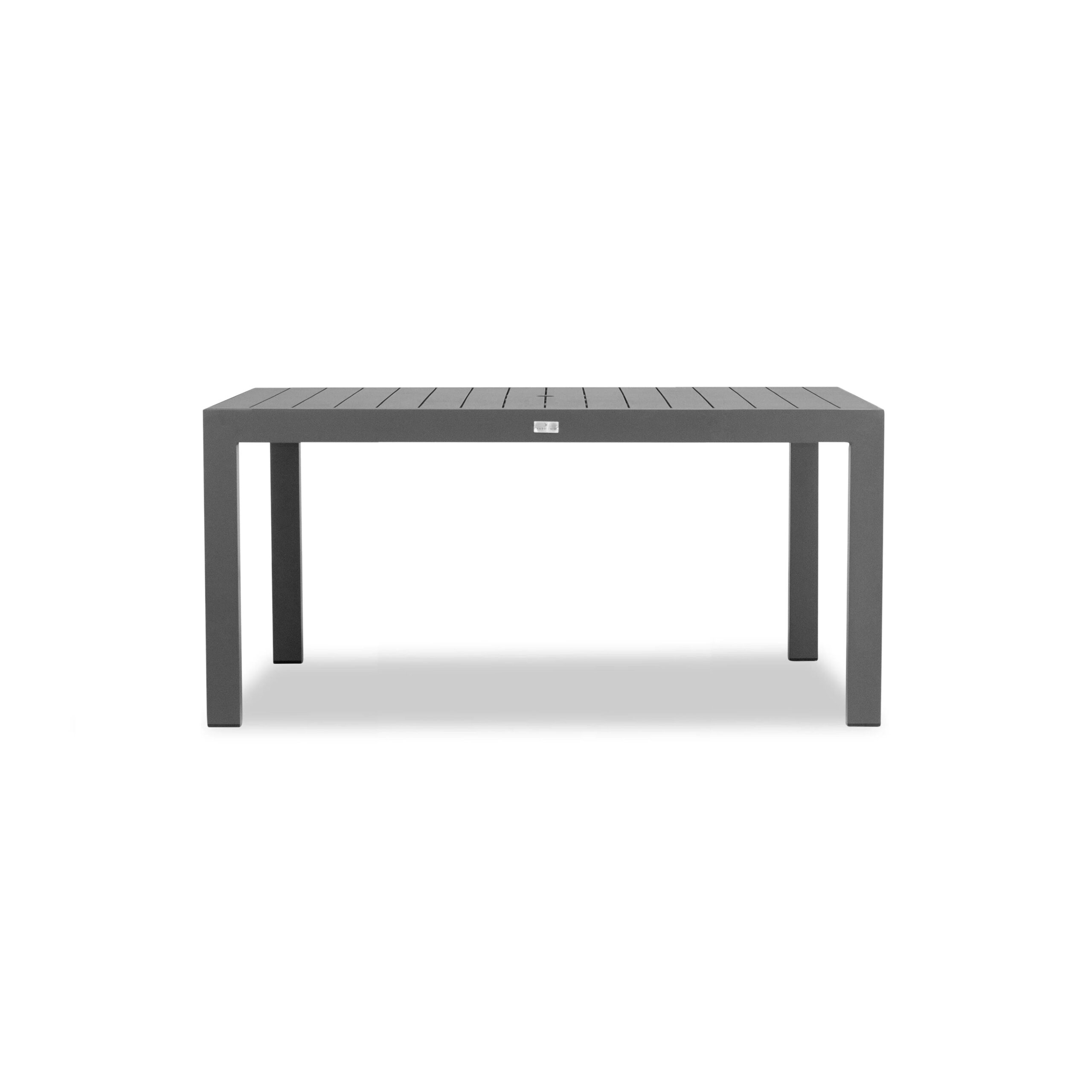 Classic Aluminum 63" Rectangular Dining Table - Detailed View 5 | EuroLife Furniture
