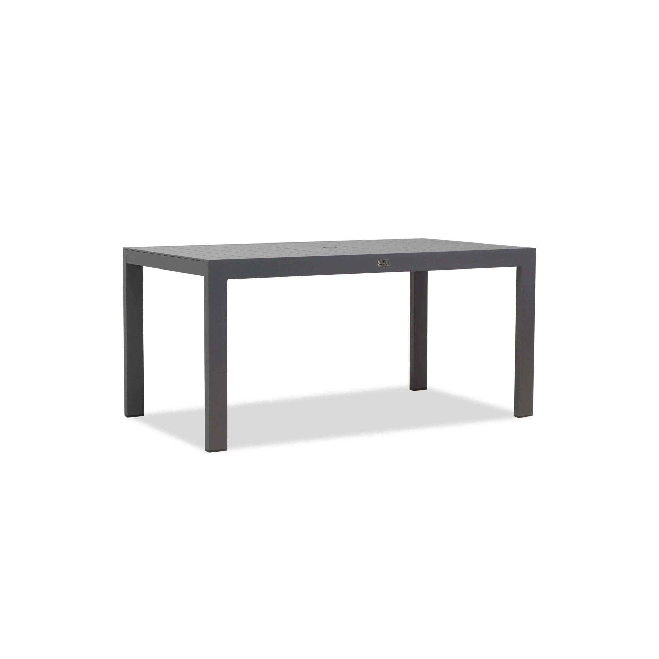 Classic Aluminum 63" Rectangular Dining Table - Detailed View 6 | EuroLife Furniture