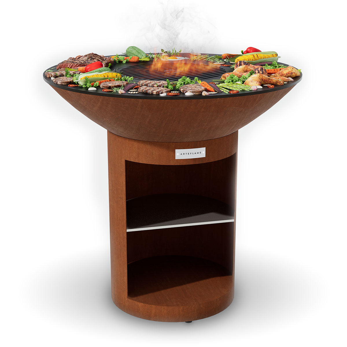 Arteflame Classic 40" Grill — Storage Base - Detailed View 2 | EuroLife Furniture