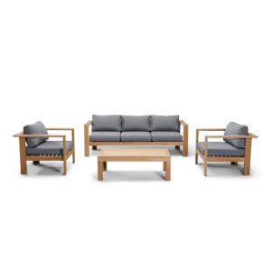 Ando 4 Piece Club Chair Set