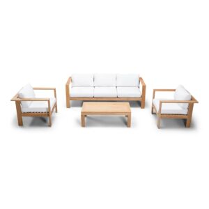 Ando 4 Piece Club Chair Set