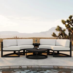 Avion 4 Piece Curve Sectional Set