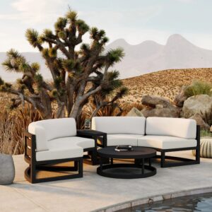 Avion 4 Piece Curve Sectional Set