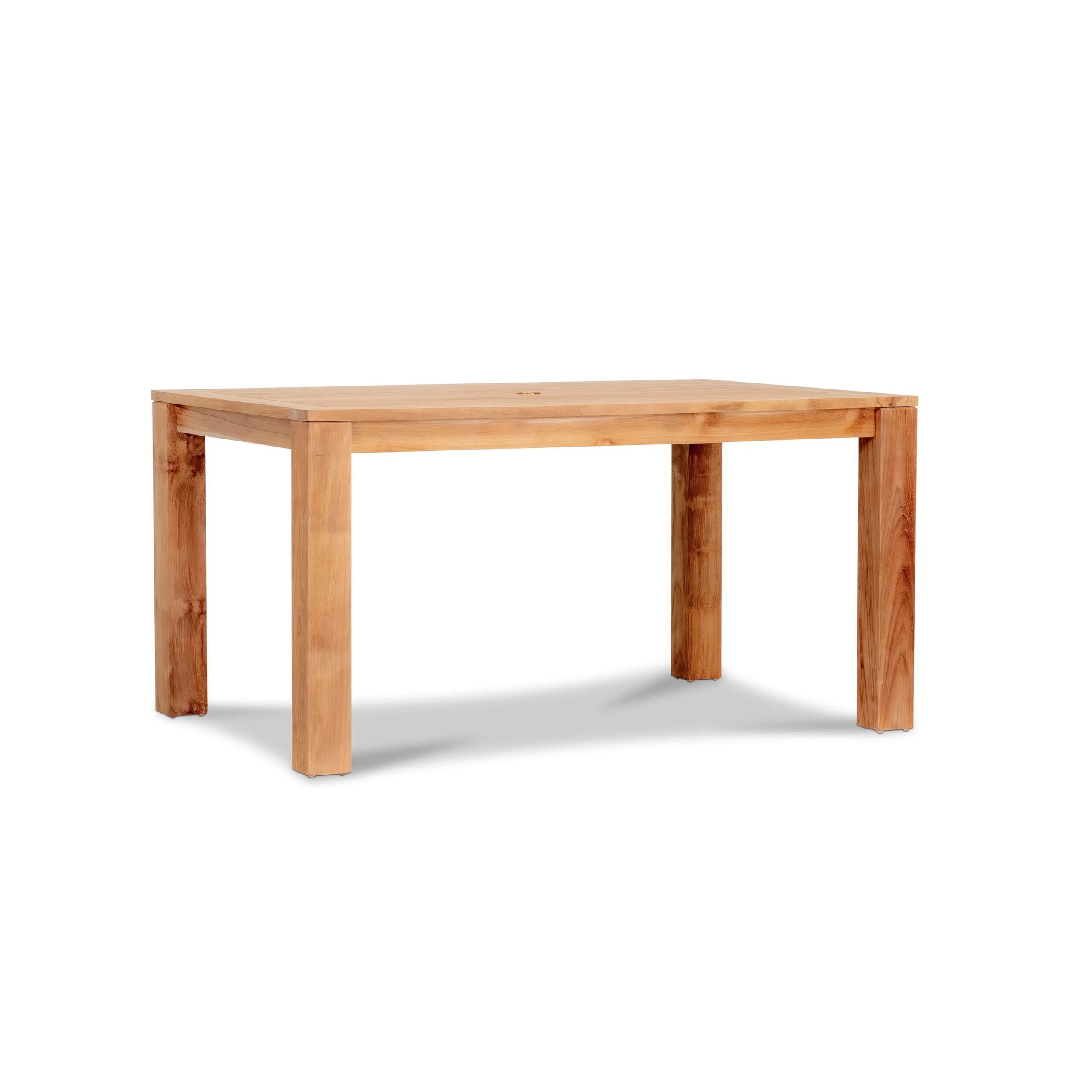 Classic Teak 60" Rectangle Dining Table - Harmonia Dining Tables by EuroLife Furniture