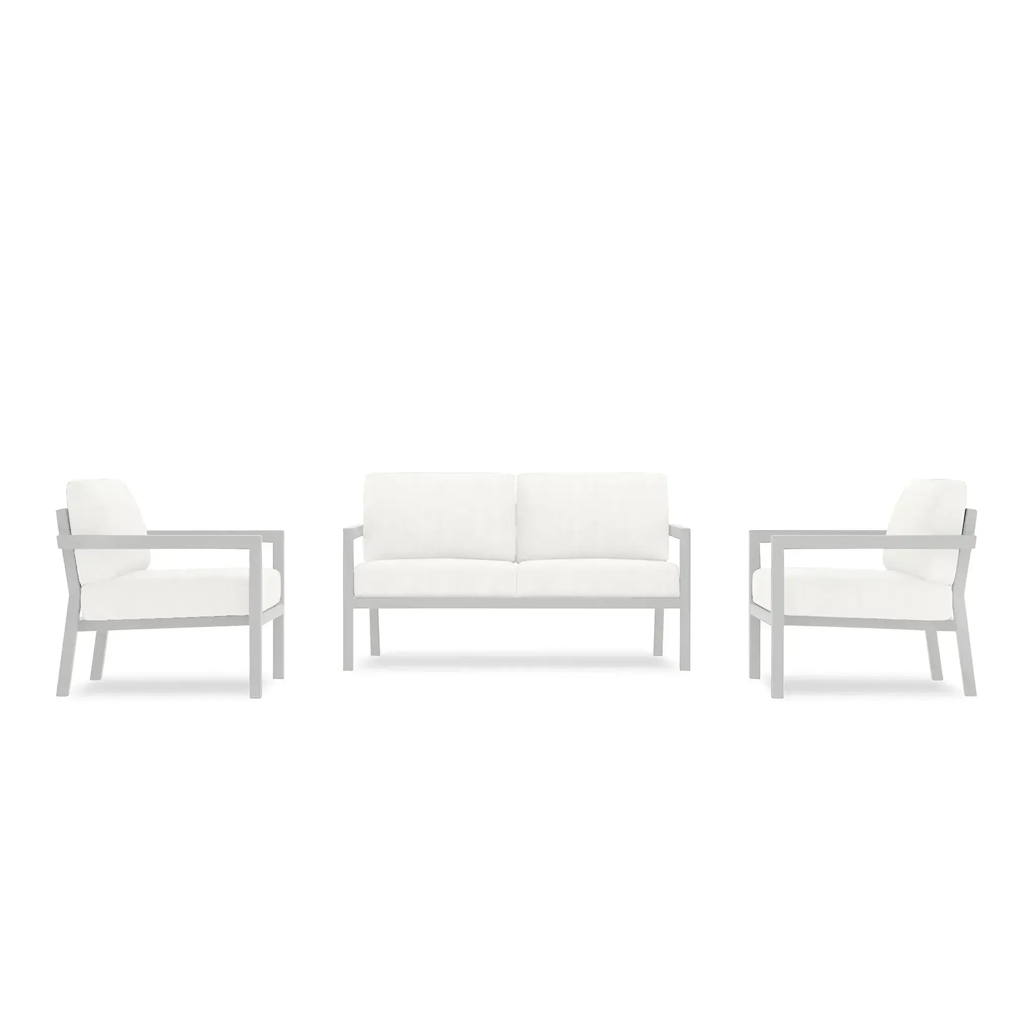 Pacifica 3 Piece Loveseat Set - Detailed View 5 | EuroLife Furniture