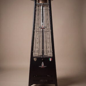Lava Heat Italia Capri Patio Heater, Hammered Black, Natural Gas, Knock-Down