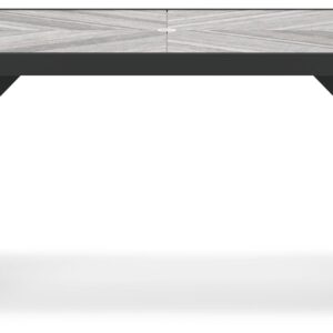 Fire Island Black Outdoor 84" Rect Dining Table