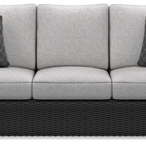 Fire Island Black Outdoor Sofa
