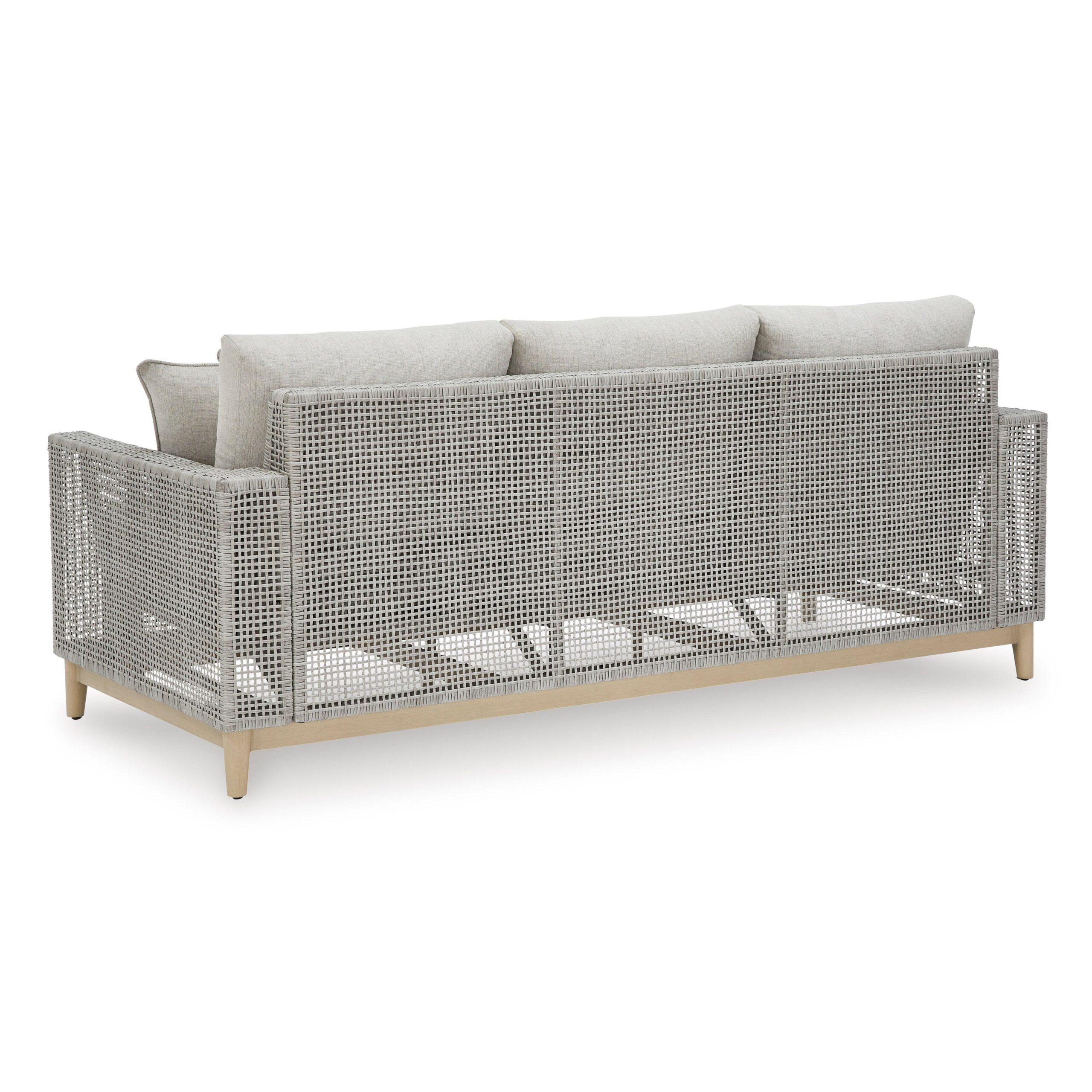 St Barts Outdoor Sofa 83" Open Weave - Detailed View 5 | EuroLife Furniture