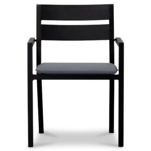 Pacifica Mill 6 to 7 Seat Aluminum Reclaimed Teak Patio Dining Set with Bench