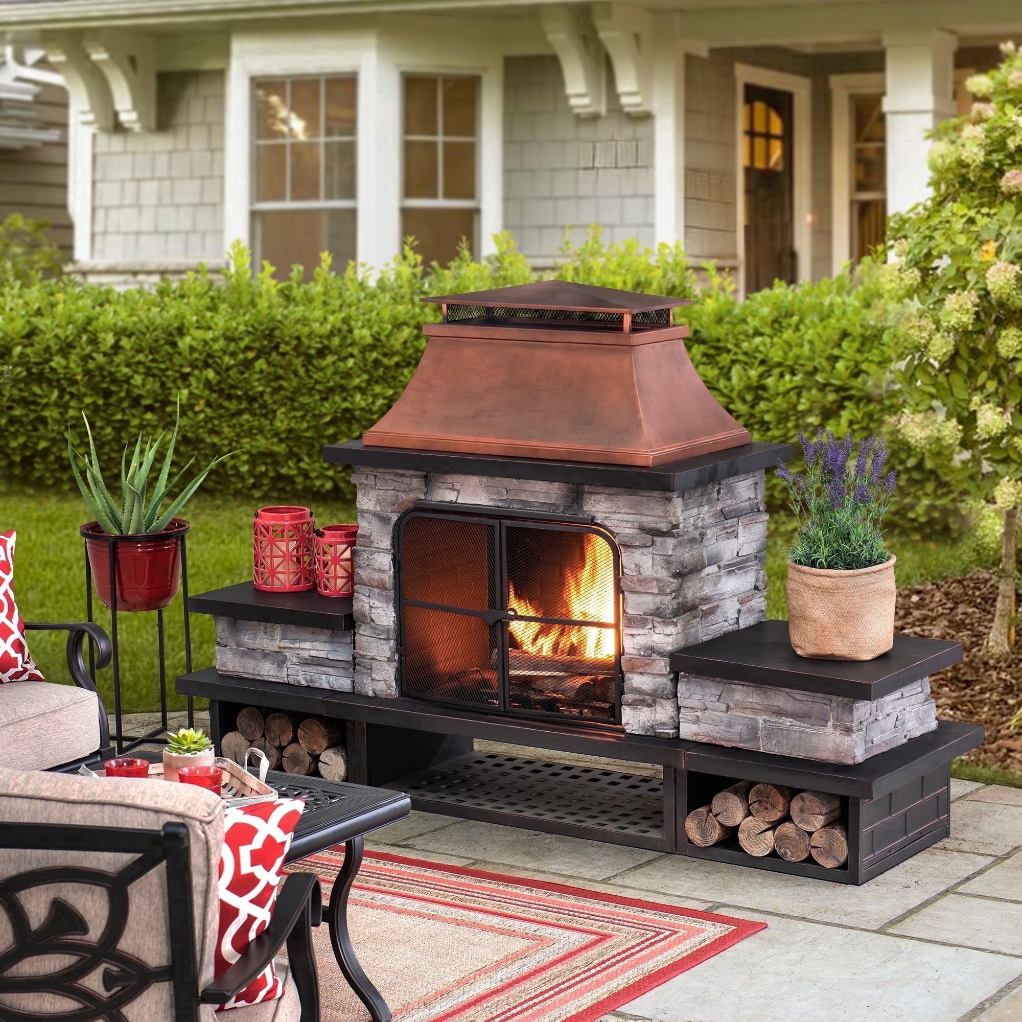 Freestanding Wood-Burning Fireplaces