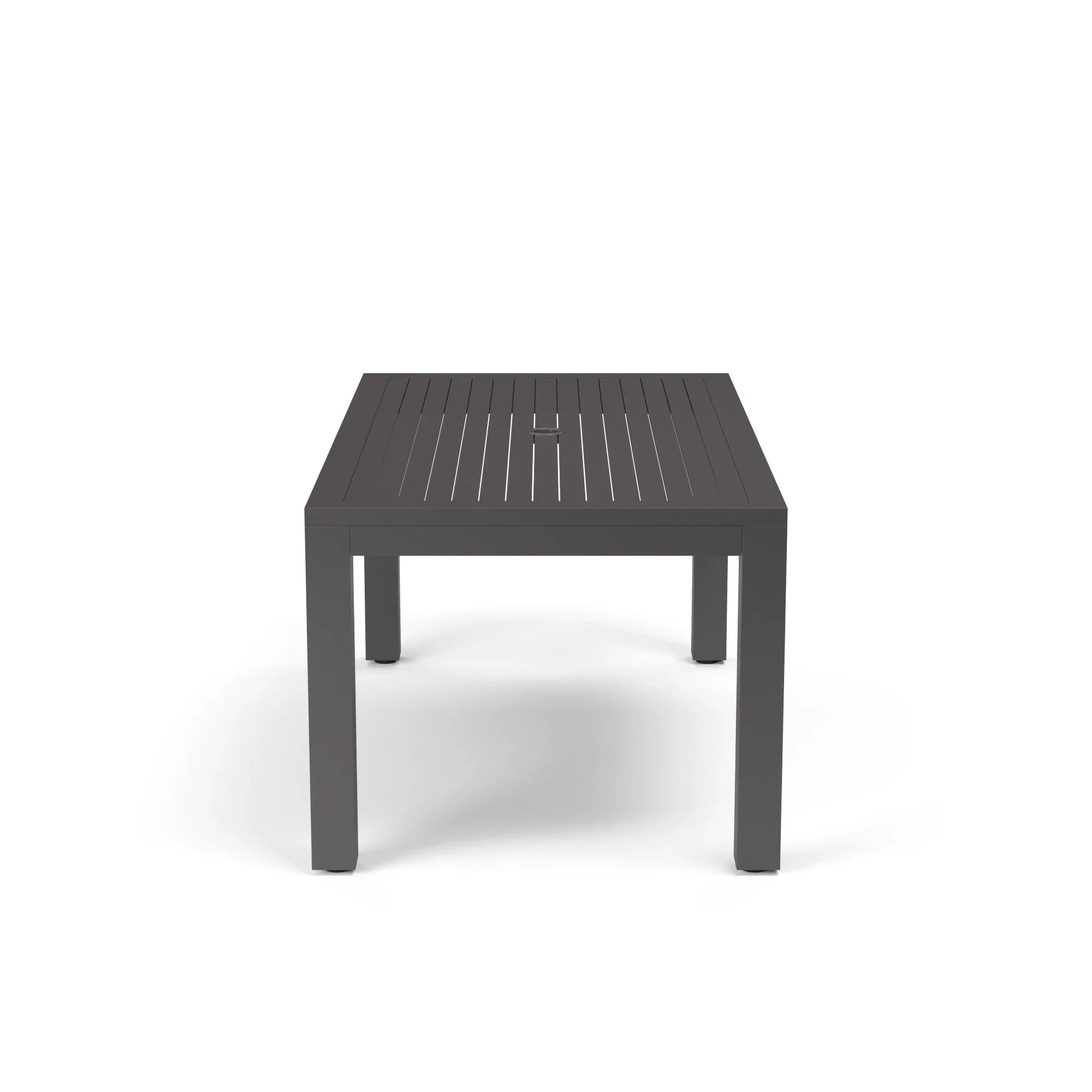 Vegas 36" x 64" Rectangular Aluminum Dining Table SW1201-T64 by Sunset West - Detailed View 3 | EuroLife Furniture