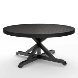 Monterey 60" Round Aluminum Dining Table SW3001-T60 by Sunset West