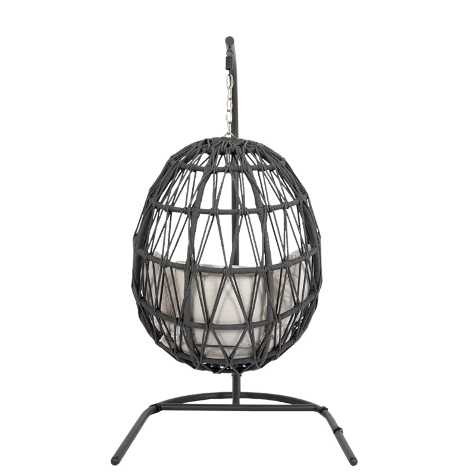 Milano Rope Hanging Club Chair SW4101-HC by Sunset West - Detailed View 4 | EuroLife Furniture