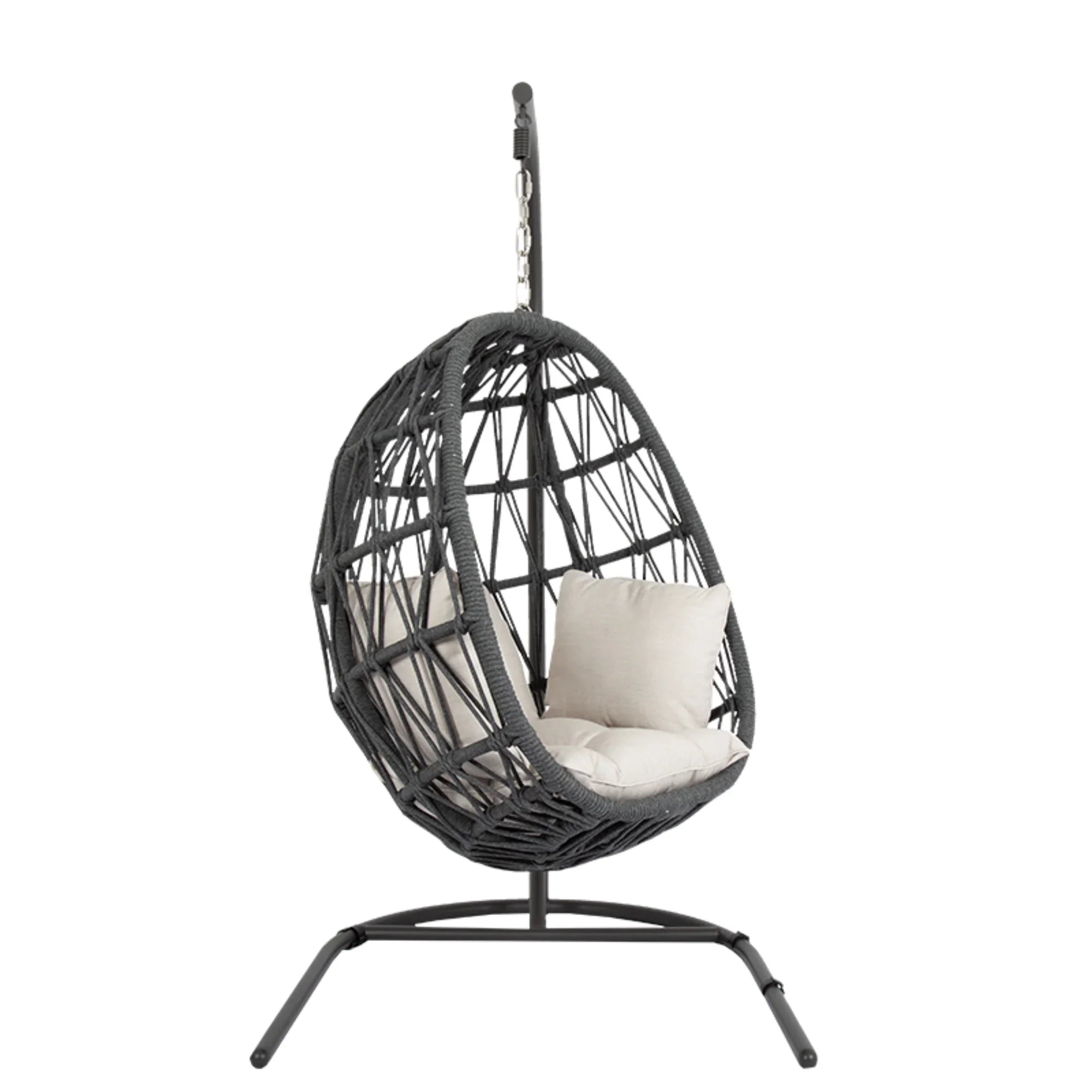Milano Rope Hanging Club Chair SW4101-HC by Sunset West - Swings by EuroLife Furniture