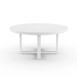 Newport 60" Round Aluminum Dining Table SW4801-RDT60 by Sunset West