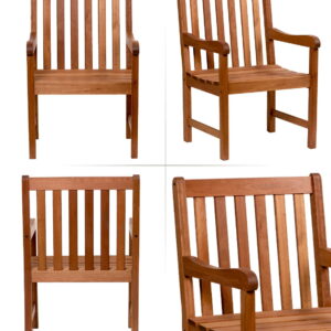 Amazonia Moonlit 11-Piece Solid Wood 100% FSC Extendable Patio Dining Set