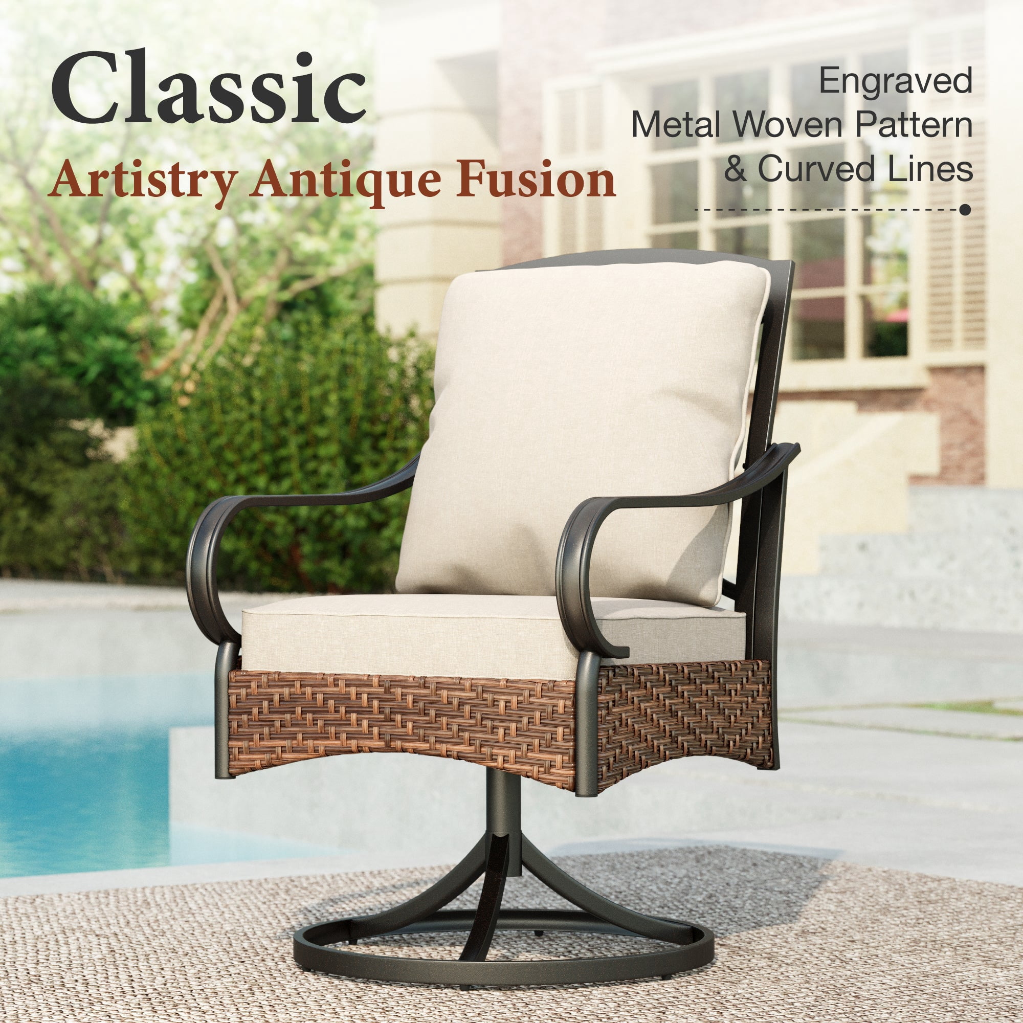 Swivel Chair Dining Sets