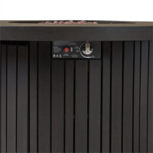 Real Flame Calvin 44" Propane Fire Pit Table With Hidden Tank in Bronze Coral