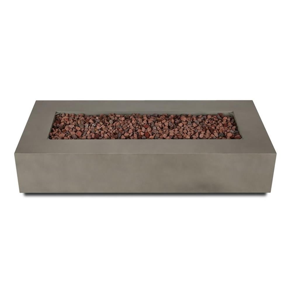 Home Square 2-Piece Set with 70" Rectangle LP Fire Table & Fire Glass - Detailed View 4 | EuroLife Furniture