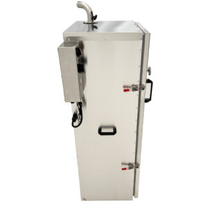 Commercial BBQ Meat Smoker Electric Sausage Smoke Oven Grill with Side Wood Chip Loader 110V 86-248F 9 Detachable Racks