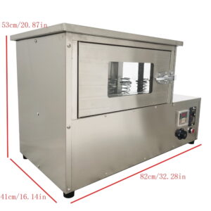 Commercial Countertop Baking Machine Rotational Pizza Cone Oven with 12 Stainless Steel Bases