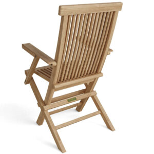 Folding Teak Chairs (Set of 2) - Classic