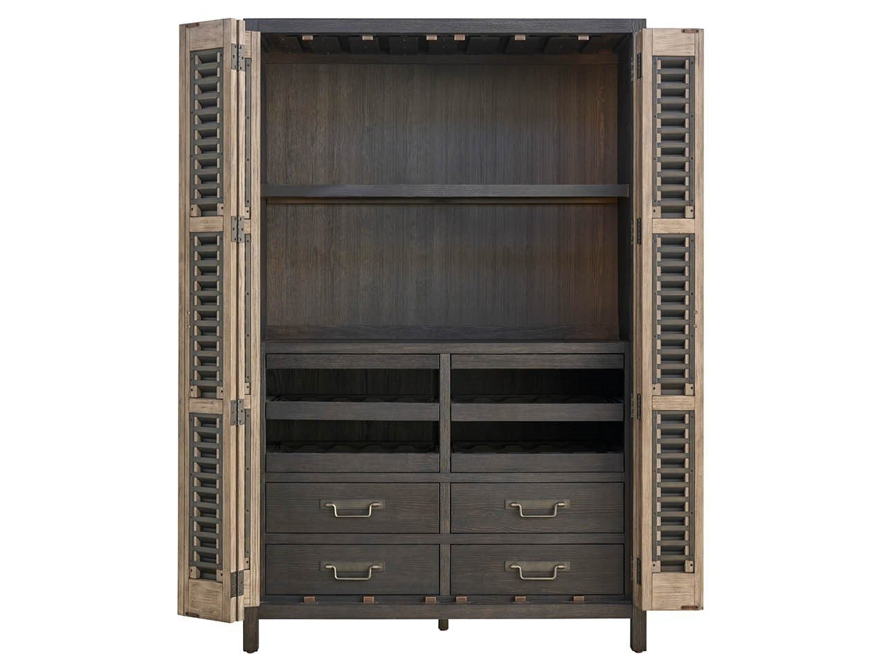 Dwell 77" Double Bar Cabinet - Detailed View 6 | EuroLife Furniture