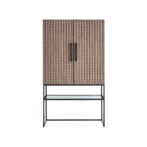 Dwell Latte 72" Bar Cabinet