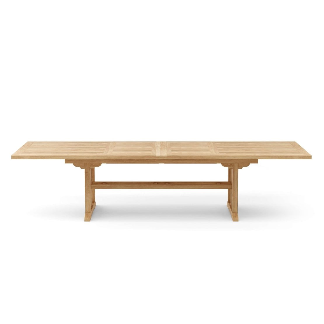 Large Teak Outdoor Dining Table (126" Long Rectangle) - Sahara - Anderson Teak 10+ Person Dining Tables by EuroLife Furniture