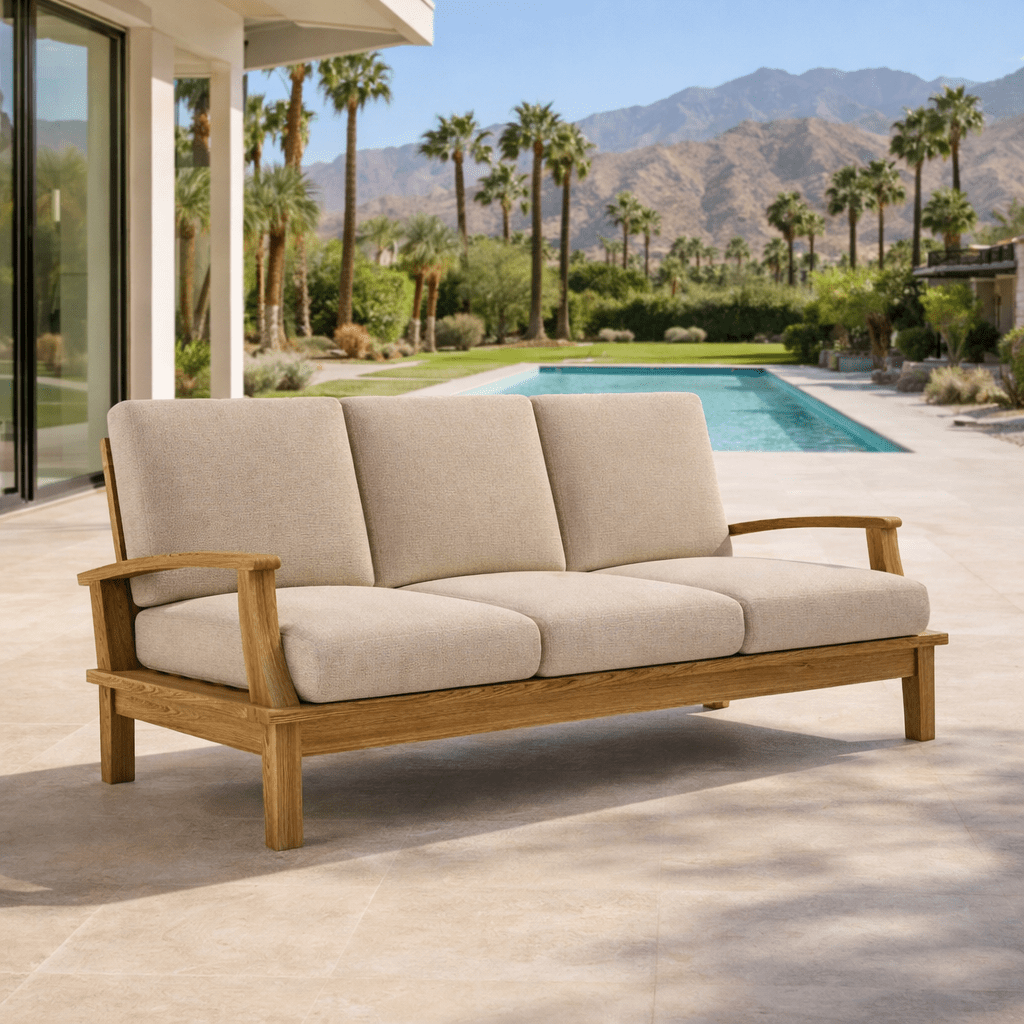 Outdoor Teak Sofa - Brianna - Anderson Teak Couches / Sofas by EuroLife Furniture