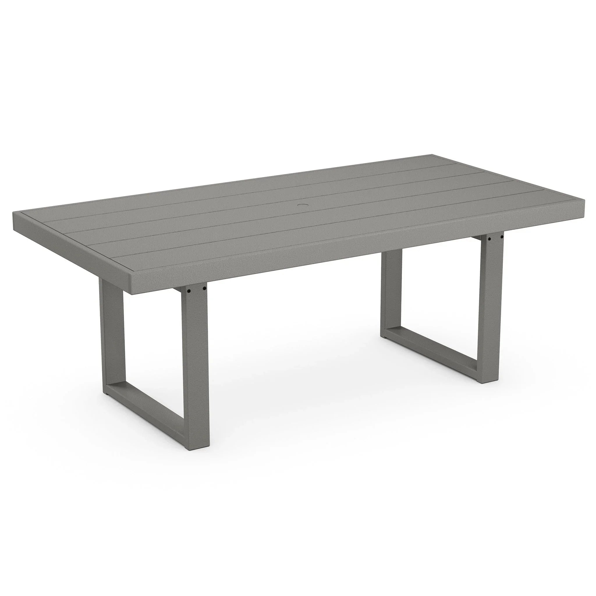 EDGE 39" x 78" Dining Table - POLYWOOD Dining Tables by EuroLife Furniture