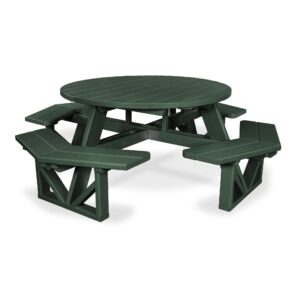 Park 53" Octagon Picnic Table
