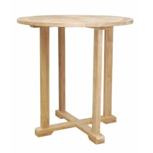 Round Teak Bar Table (39" Diameter) - Bahama